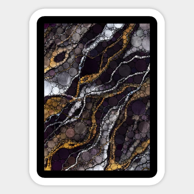 Grape Granite Sticker by ArtisticEnvironments